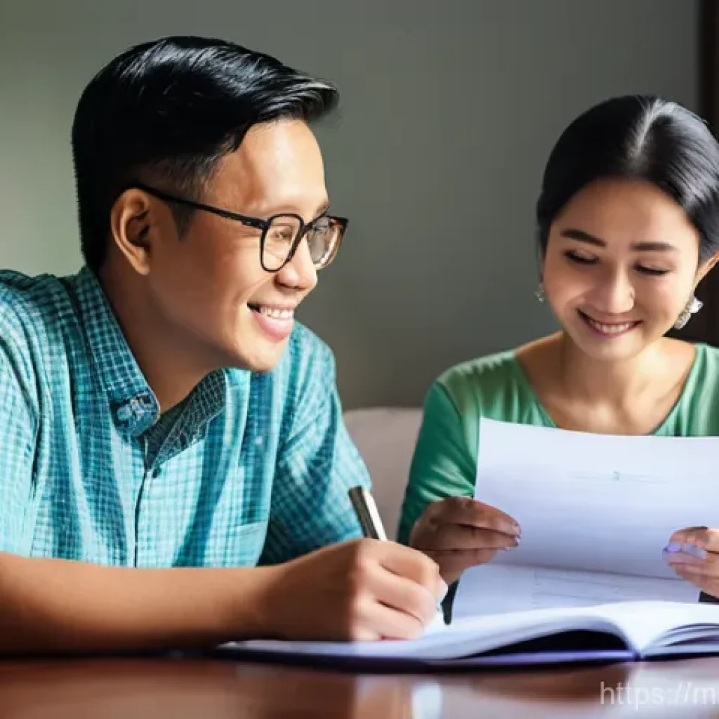 입양 비용 - **Prompt 1: The Hopeful Planning Phase**
    "A heartwarming scene featuring a young Malaysian coupl...